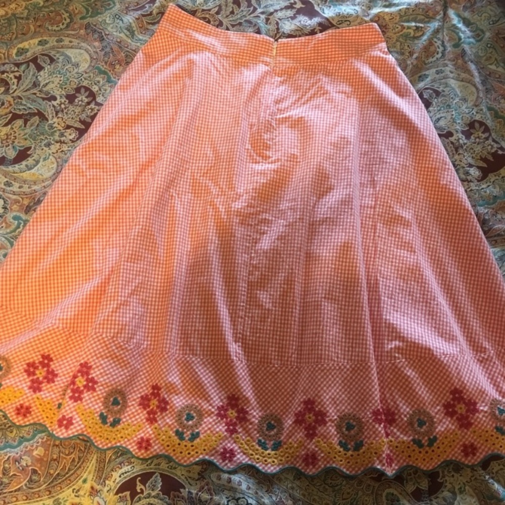 NWT size 8 Madewell embroidered skirt
